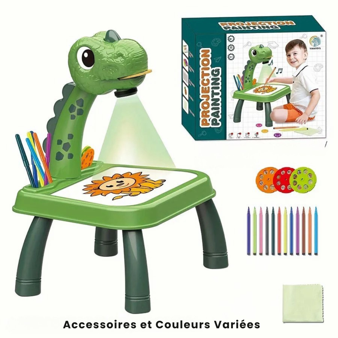 Table de Dessin Intelligente pour Enfants - Projection Lumineuse et Musique