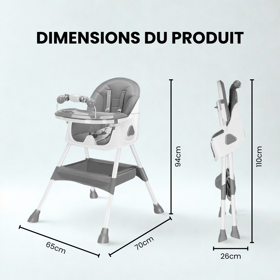 Chaise Haute Bébé – Confort, Sécurité et Partage au Quotidien