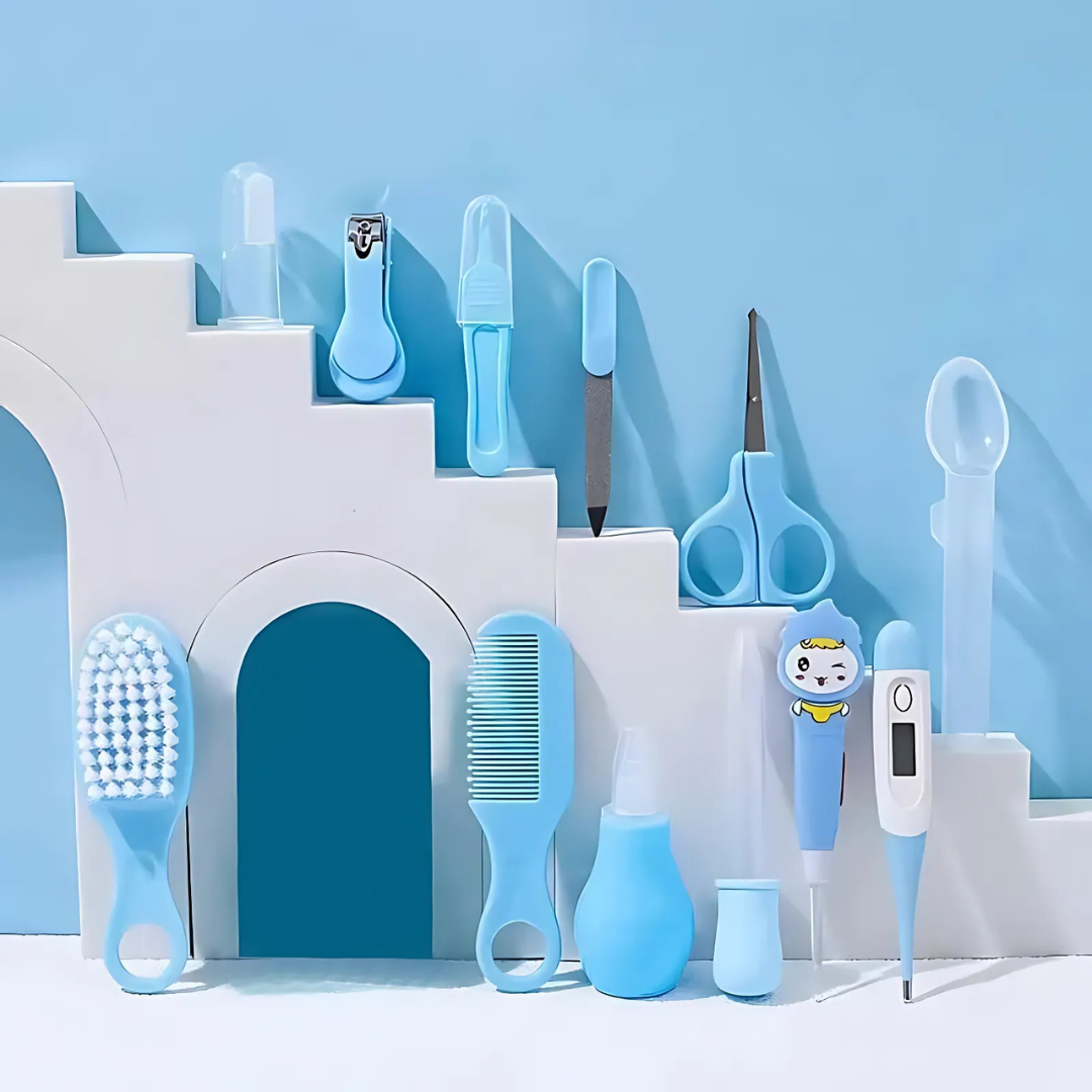 Kit de Soins Complet pour Bébé – 12 Accessoires Essentiels pour Prendre Soin de Votre Tout-Petit