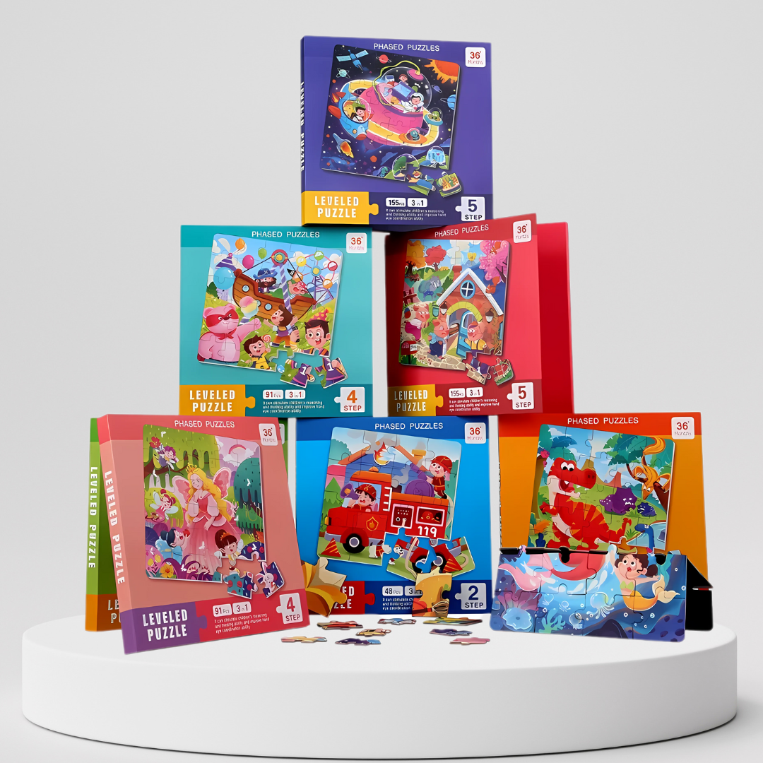 Livre d’Activités Montessori - Puzzle Magnétique en Bois, Idéal pour les Voyages !
